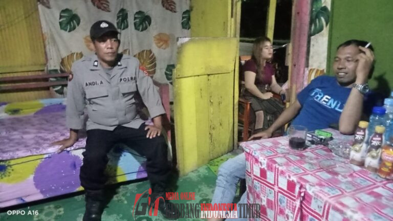 Patroli Malam Polsek Mandalle Intensif, Wujudkan Situasi Kamtibmas yang Aman dan Kondusif