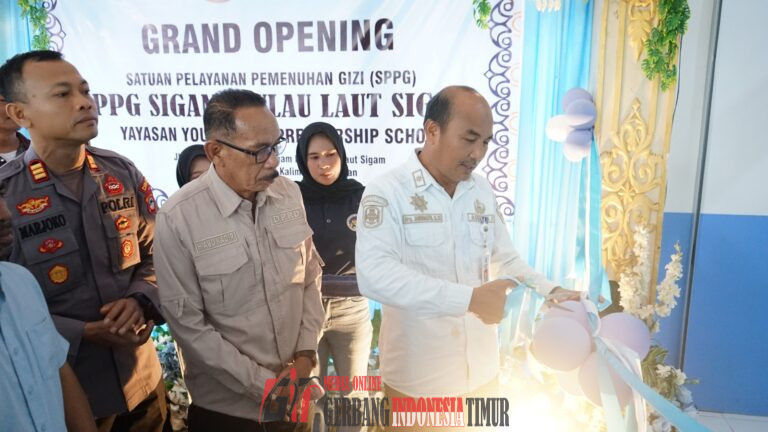 Pemkab Kotabaru Resmikan Program MBG di Pulau Laut Sigam, Dorong Generasi Sehat dan Cerdas