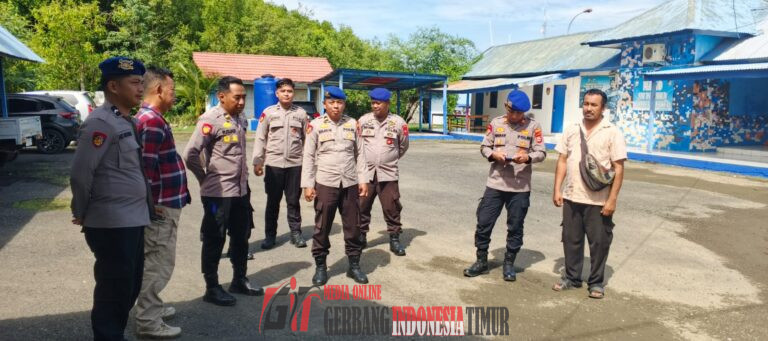 Sat Polairud Polres Pangkep Tingkatkan Kesiapsiagaan di Pos Pelabuhan Maccini Baji Demi Keamanan Wilayah Perairan