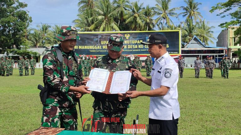 Pangdam XIV/Hsn Mayjen TNI Bangun Nawoko Tutup TMMD Ke-128, Tegaskan Prajurit Harus Selalu Hadir untuk Rakyat