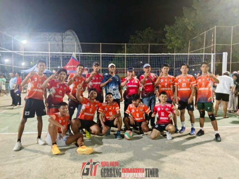 Sportivitas dan Kekompakan Antar Tim Voli Warnai Kemenangan Polsek Labakkang Menuju Final