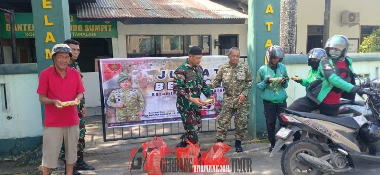 Danramil 09 Tamalate Mayor Inf Nisan & Babinsa Tamalate Jumat Berkah” Jumat 03 Juli 2026