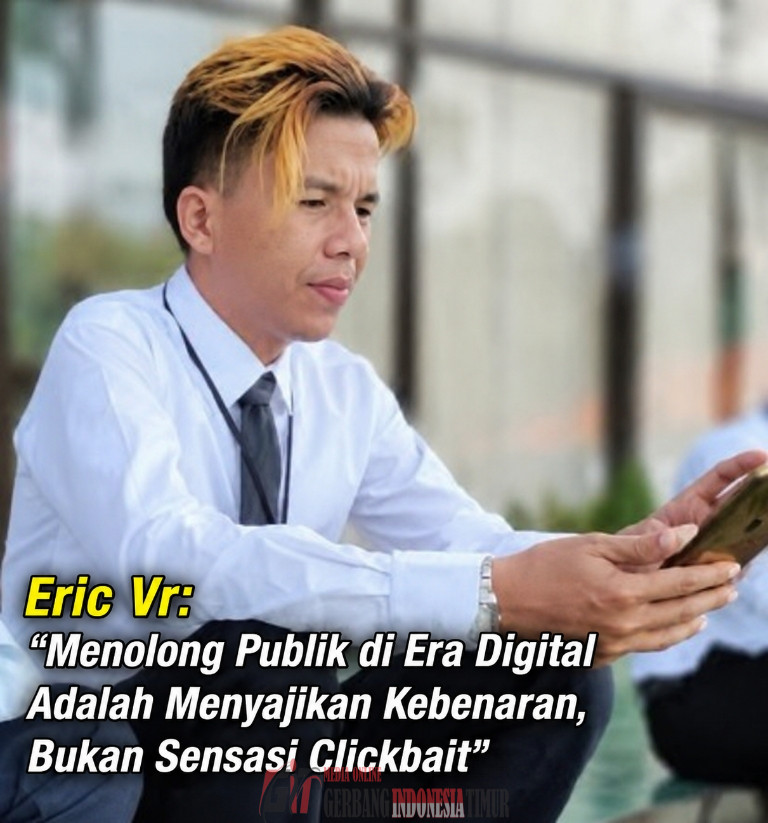 Eric Vr: “Menolong Publik di Era Digital Adalah Menyajikan Kebenaran, Bukan Sensasi Clickbait