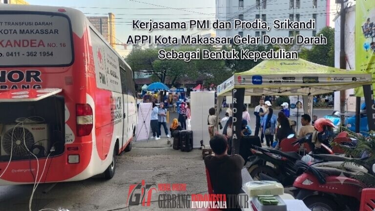 Kerjasama PMI dan Prodia, Srikandi APPI Kota Makassar Gelar Donor Darah Sebagai Bentuk Kepedulian