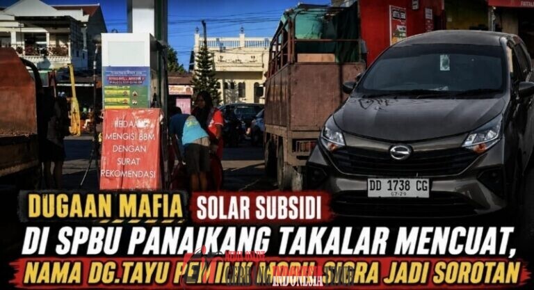 Dugaan Mafia Solar Subsidi di SPBU Panaikang Takalar: Antrean Terstruktur, Enam Orang Diduga Diistimewakan di Nozzle Khusus, Pungutan Rp25 Ribu Uang Jeriken