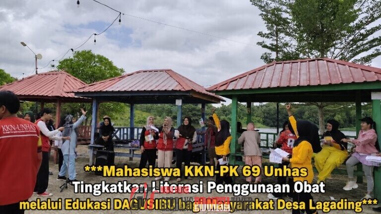 Mahasiswa KKN-PK 69 Unhas Tingkatkan Literasi Penggunaan Obat melalui Edukasi DAGUSIBU bagi Masyarakat Desa Lagading