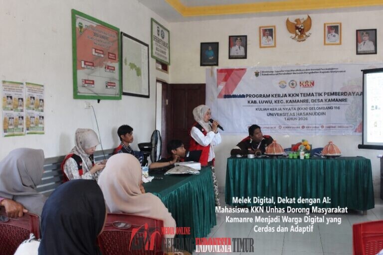 Melek Digital, Dekat dengan AI: Mahasiswa KKN Unhas Dorong Masyarakat Kamanre Menjadi Warga Digital yang Cerdas dan Adaptif