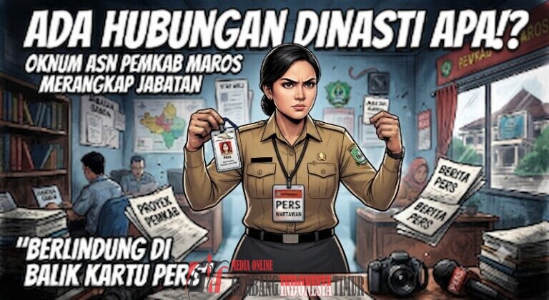 Ada Hubungan Dinasti Apa ??? Oknum ASN Pemkab Maros Merangkap Jabatan “Berlindung di Balik Kartu Pers”