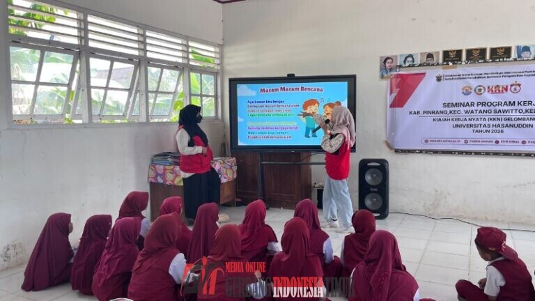 Dari Permainan Menjadi Pembelajaran, Mahasiswa KKN Unhas Kenalkan Mitigasi Bencana melalui Monopoli Kebencanaan di SD Negeri 174 Pinrang