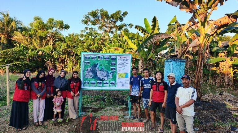 Mahasiswa KKN-T Inovasi Desa 116 Unhas Desa Tanrongi Kembangkan Peta Sarana Prasarana dan Jaringan Jalan Desa Tanrongi