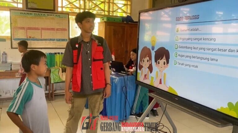Mahasiswa KKN Unhas Ajak Siswa Kenali Gempa dan Tsunami Sejak Dini