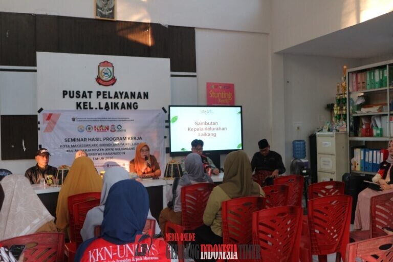 Mahasiswa KKNT 116 Zero Waste Laikang Sukses Gelar Seminar Hasil, Wujudkan Kelurahan Laikang Bebas Sampah Melalui 12 Program Inovatif