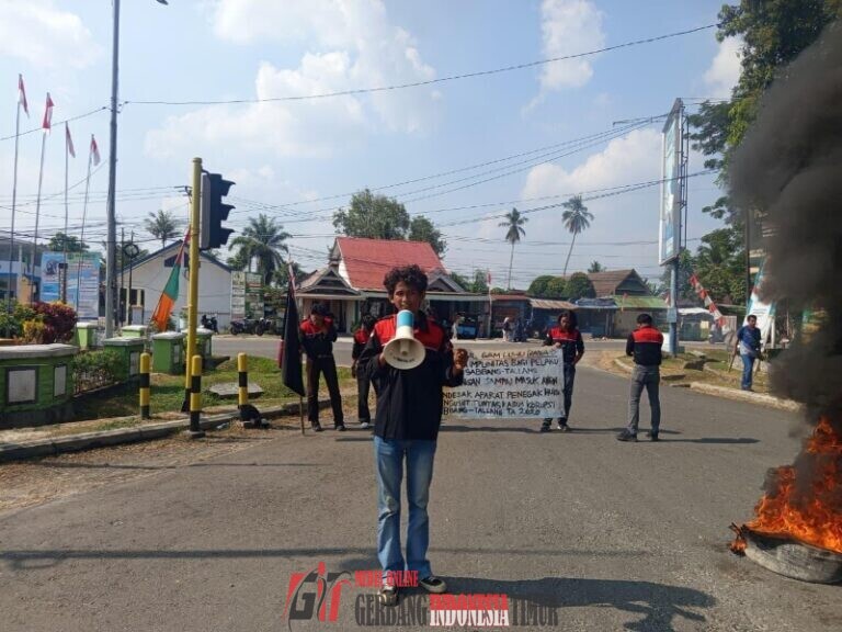 Gam Luwu Raya Gelar Aksi Di Dua Titik, menyikapi Dugaan korupsi ruas jalan Sabbang Tallang