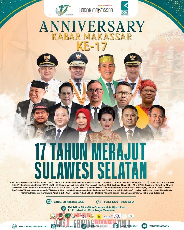 Ketua DPW Jurnalis Online Indonesia (JOIN) Dr. Arry Abdi Syalman, SH.,MH meraih Penghargaan Award sebagai Tokoh Muda Sul Sel