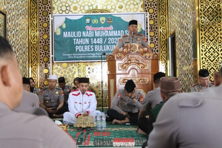 Polres Bulukumba Gelar Peringatan Maulid Nabi Muhammad SAW, Ajak Personel Teladani Akhlak Rasulullah.