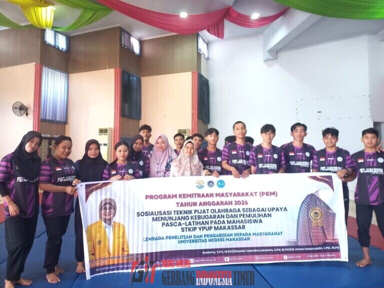 SOSIALISASI TEKNIK PIJAT OLAHRAGA SEBAGAI UPAYA MENUNJANG KEBUGARAN PADA MAHASISWA STKIP YPUP MAKASSAR