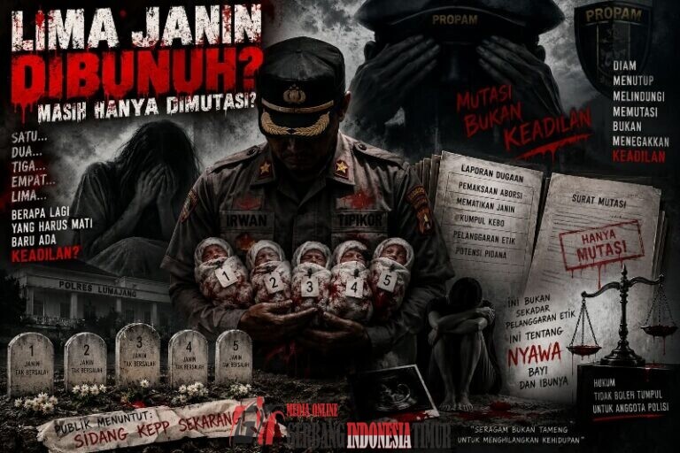 Mutasi Bukan Penghapus Dugaan: Publik Pertanyakan Ketegasan Propam Lumajang dalam Kasus AIPTU Irwan Lukito Hadi