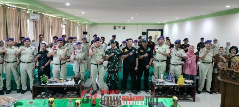 Ketum PMB Sulsel Hasbullah Hadiri Pelantikan Wakil Komandan dan Staf Menwa Wolter Mongisidi