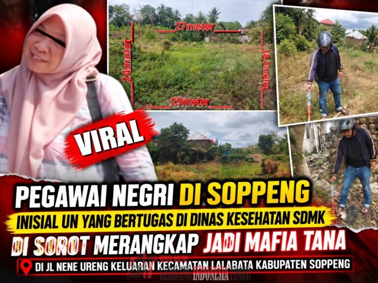 Skandal Jual Beli Tanah di Soppeng! Oknum ASN Berinisial UN Dituding Rugikan Pembeli Puluhan Juta
