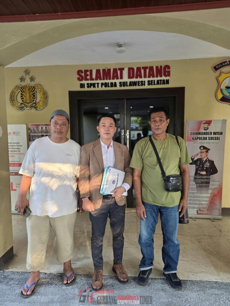 Didampingi Kuasa Hukum Ahli Waris Baddoe B. Kasa Laporkan Pihak Pertamina ke Polda Sulsel