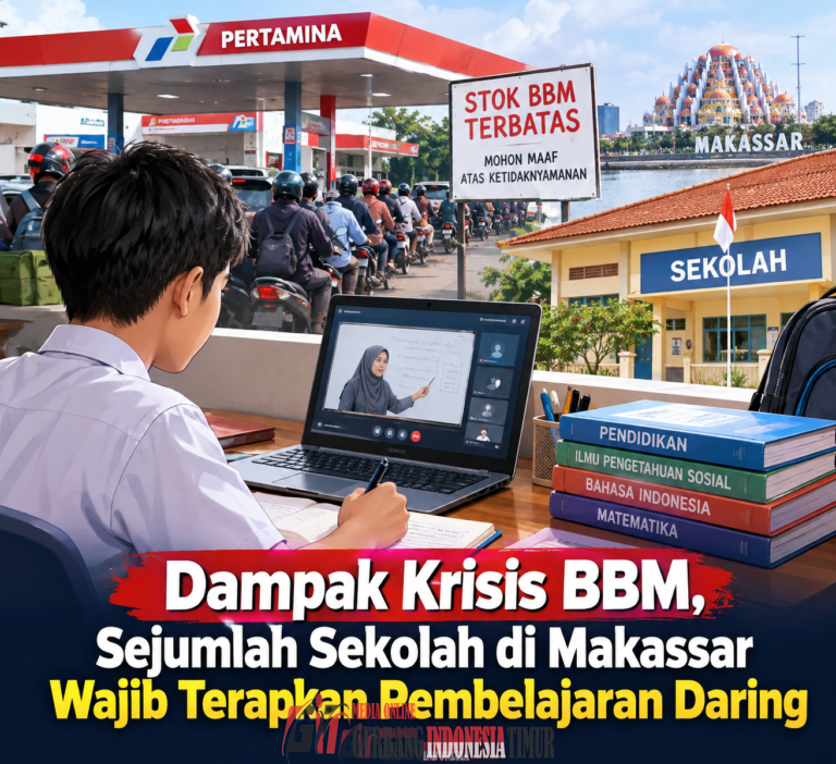 Dampak Krisis BBM, Sejumlah Sekolah di Makassar Wajib Terapkan Pembelajaran Daring