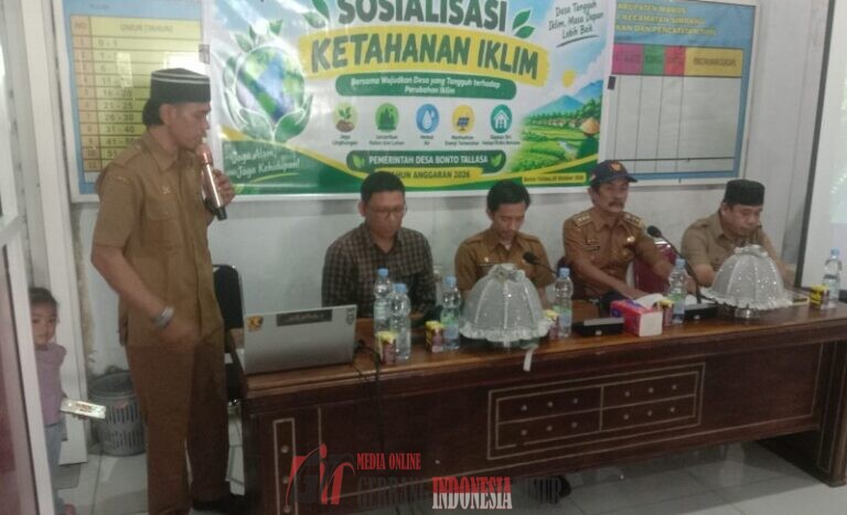 Hadapi Ancaman Perubahan Iklim Desa Bontotallasa Siapkan Warga Jadi Lebih Tangguh.